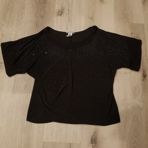 Bleeker & Mcdougal Embellished Beaded Blouse Size XL Petite